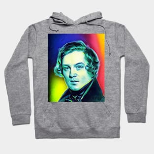 Robert Schumann Colourful Portrait | Robert Schumann Artwork 6 Hoodie